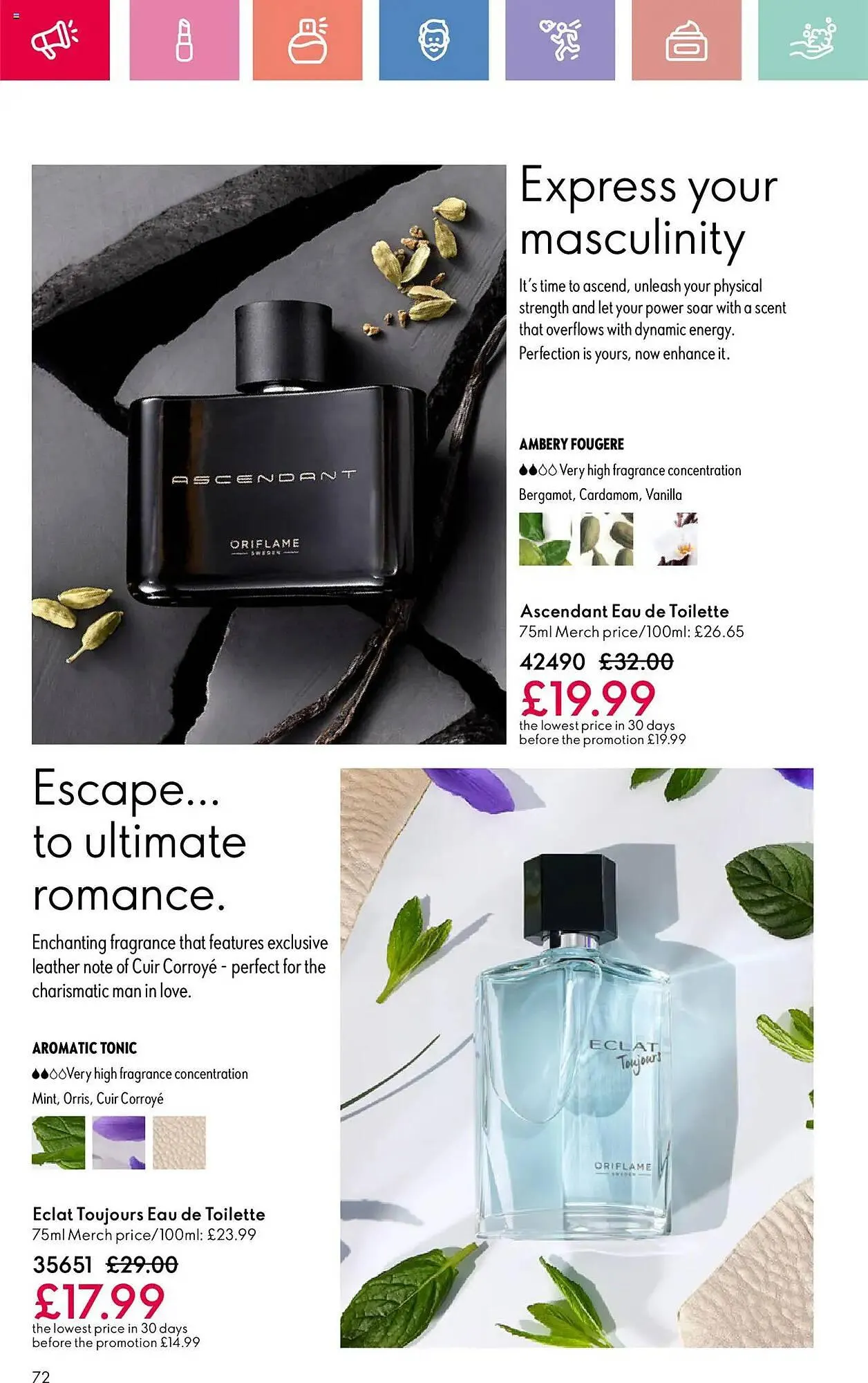 Oriflame leaflet from 29 May to 18 June 2025 - Catalogue Page 72