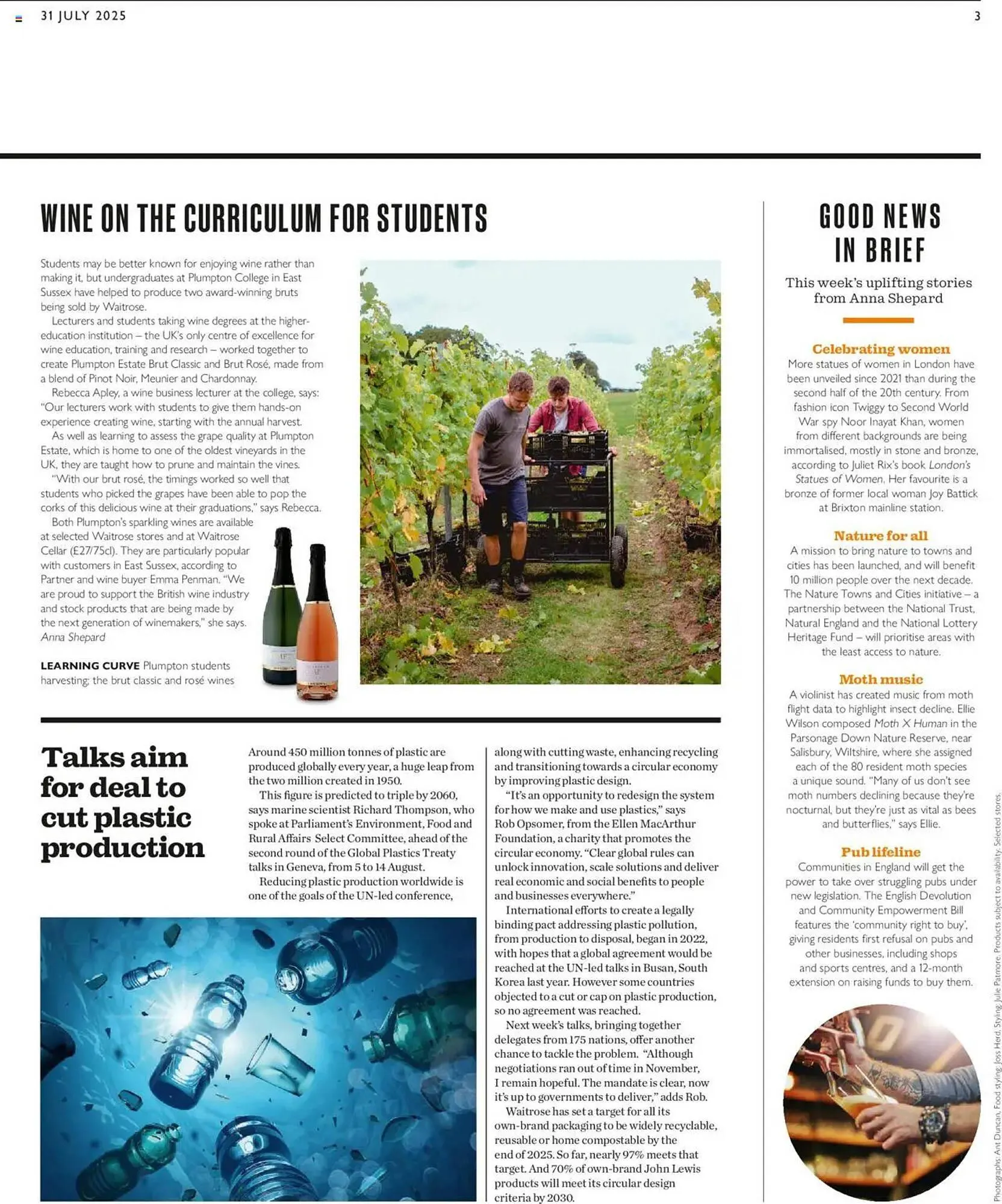 Waitrose leaflet from 31 July to 7 August 2025 - Catalogue Page 3