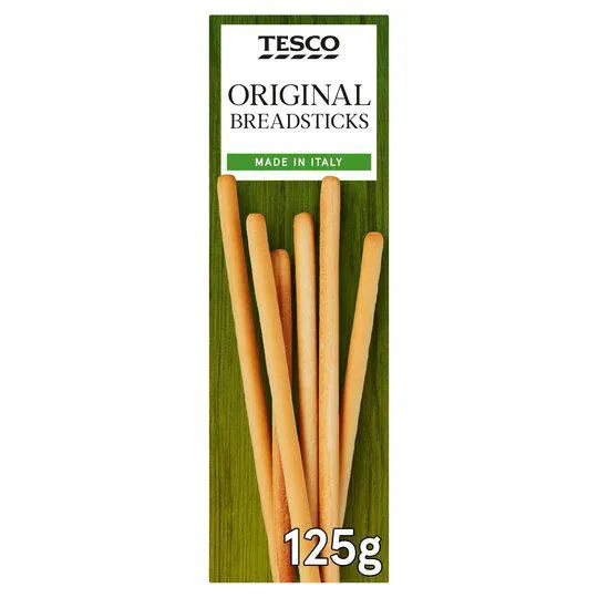 Tesco Original Breadsticks 125G