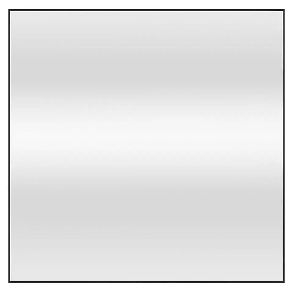 Black Square Mirror - 55cm