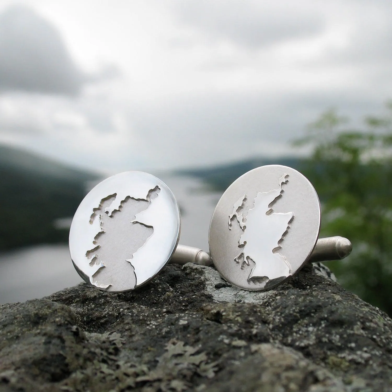 Scotland Coastline Cufflinks