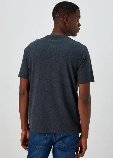 Navy Lost Path Racing Print T-Shirt - Small