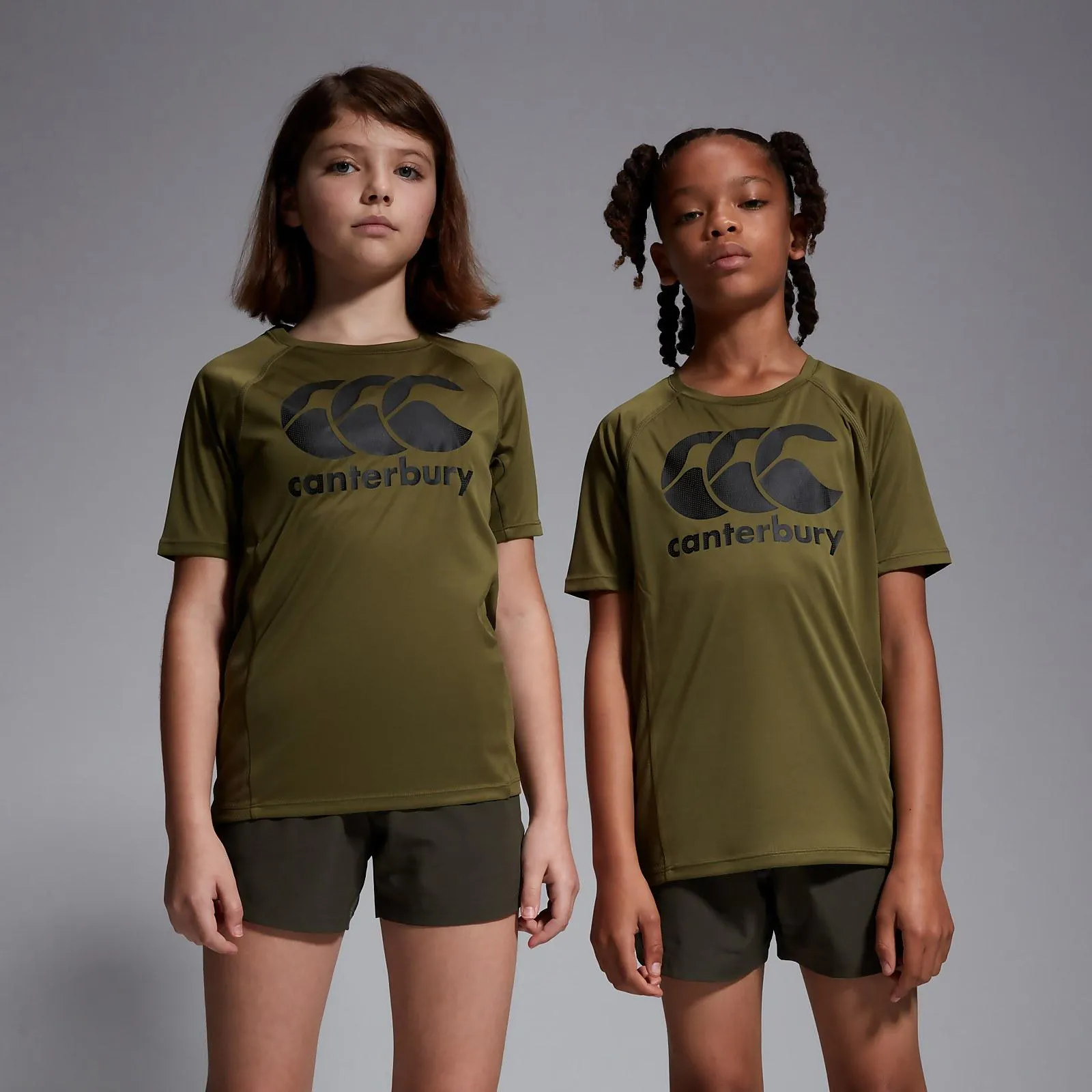JUNIOR UNISEX SUPERLIGHT TEE OLIVE GREEN