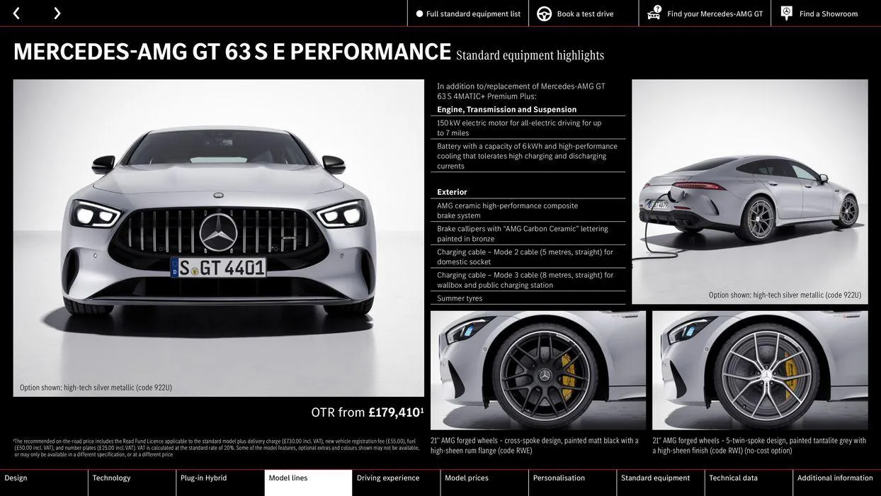 Mercedes-AMG GT 4-Door Coupé from 22 August to 22 August 2025 - Catalogue Page 21