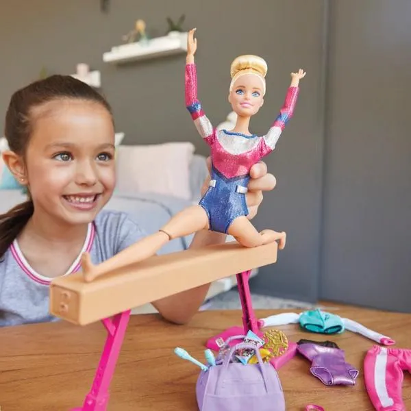 Barbie Gymnastics Doll and Playset