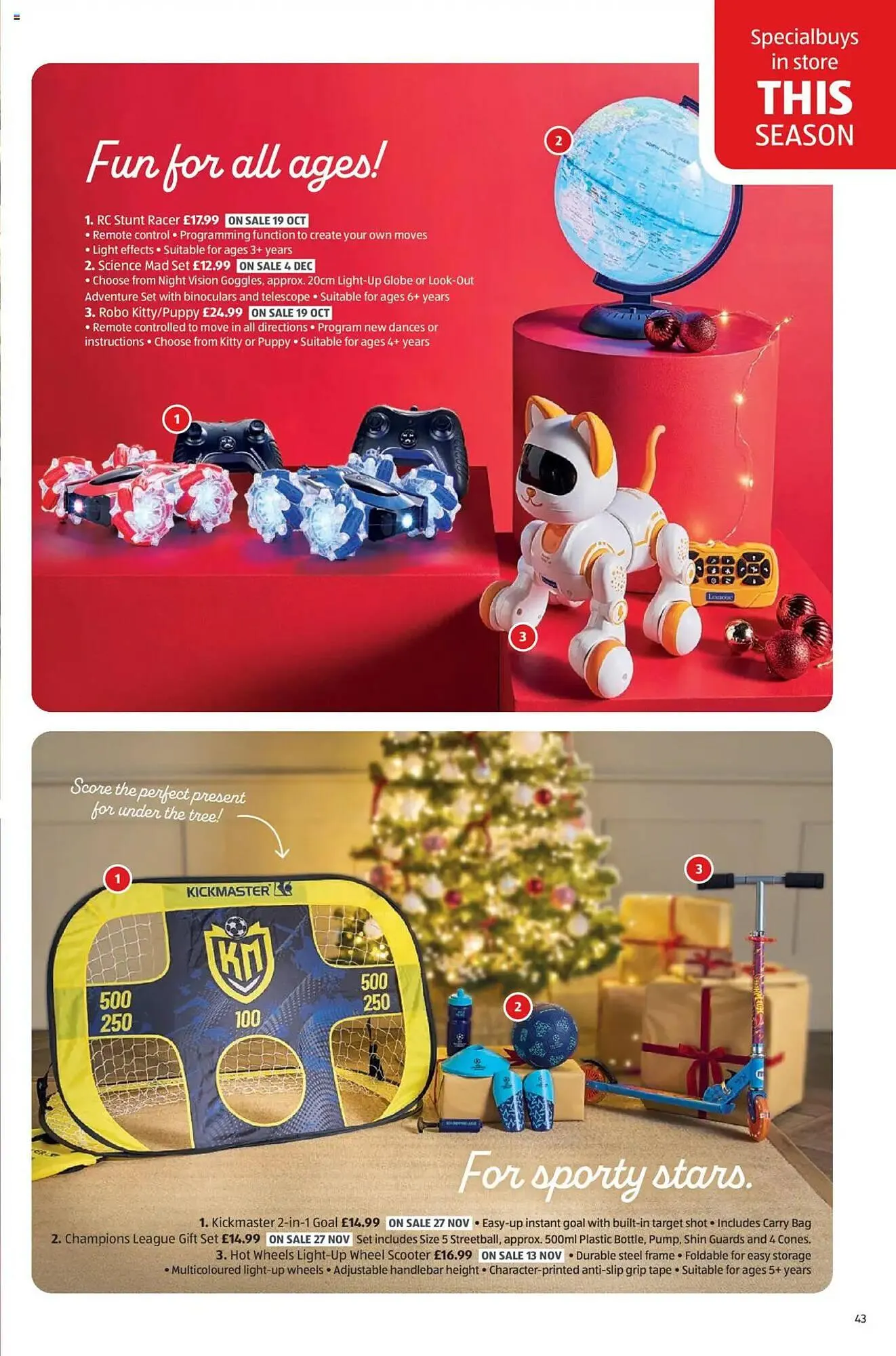 Aldi leaflet from 9 October to 13 October 2025 - Catalogue Page 43