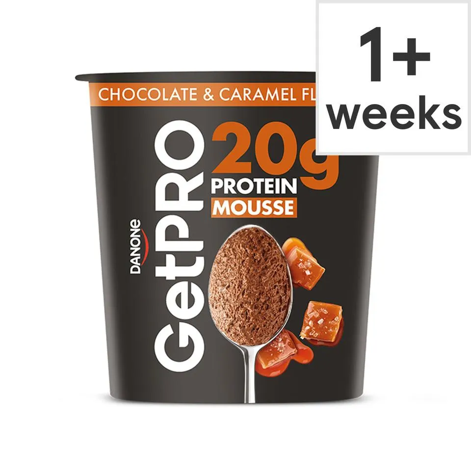 GetPro Chocolate & Caramel High Protein Mousse 200g