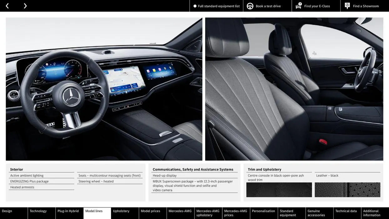 Mercedes Benz New E-Class Saloon from 31 August to 31 August 2025 - Catalogue Page 29