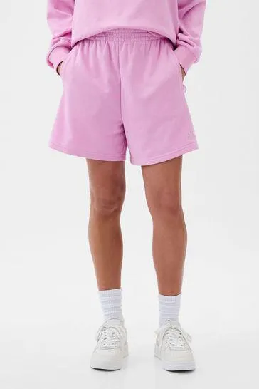 Pull On Logo Jogger Shorts