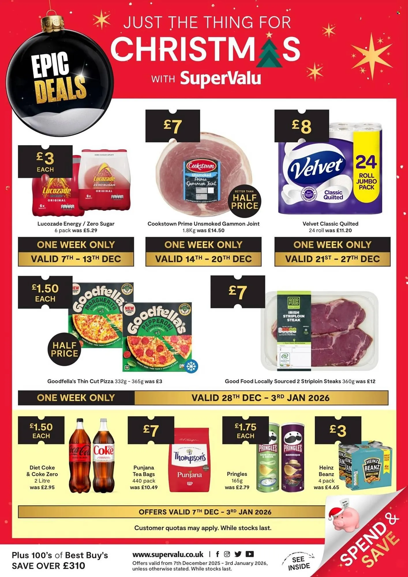 SuperValu leaflet from 7 December to 3 January 2026 - Catalogue Page 1