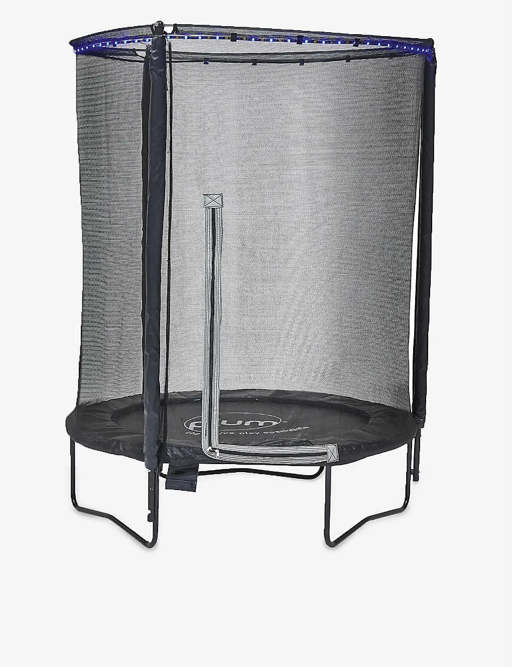 Junior enclosed trampoline with interactive lights 4.5ft