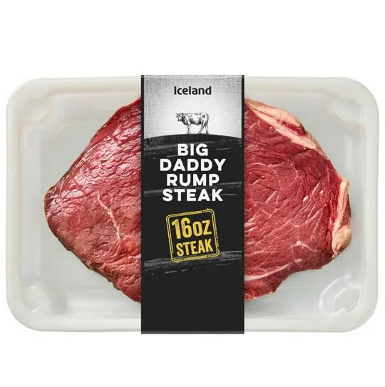 Iceland Big Daddy Rump Steak 454g