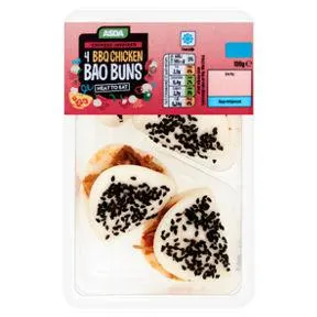 ASDA Chinese Inspired 4 BBQ Chicken Bao Buns