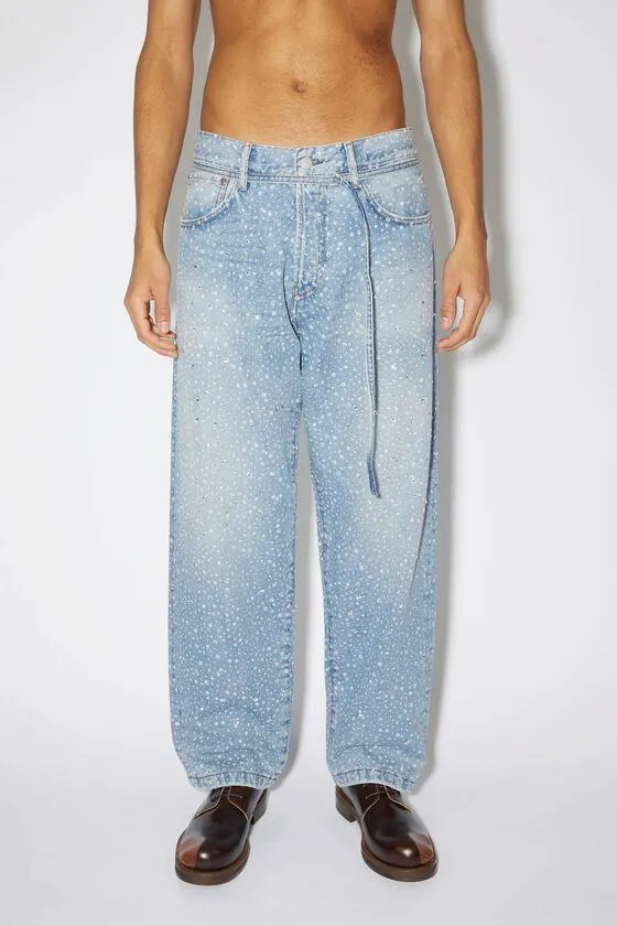 Loose fit jeans - 1991 Toj rhinestones