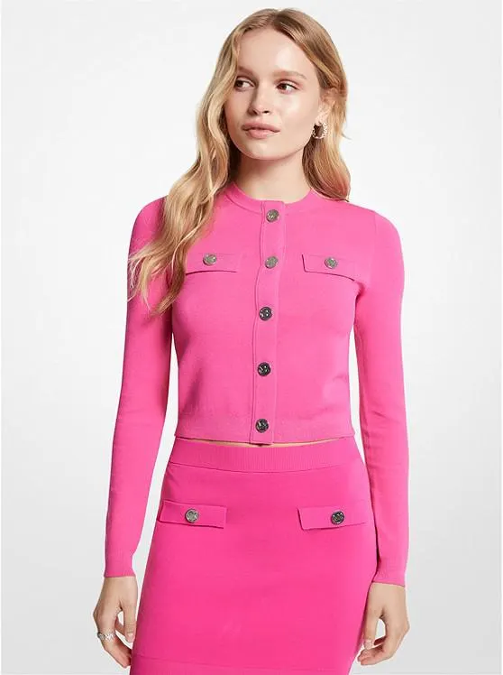 Stretch Knit Cardigan