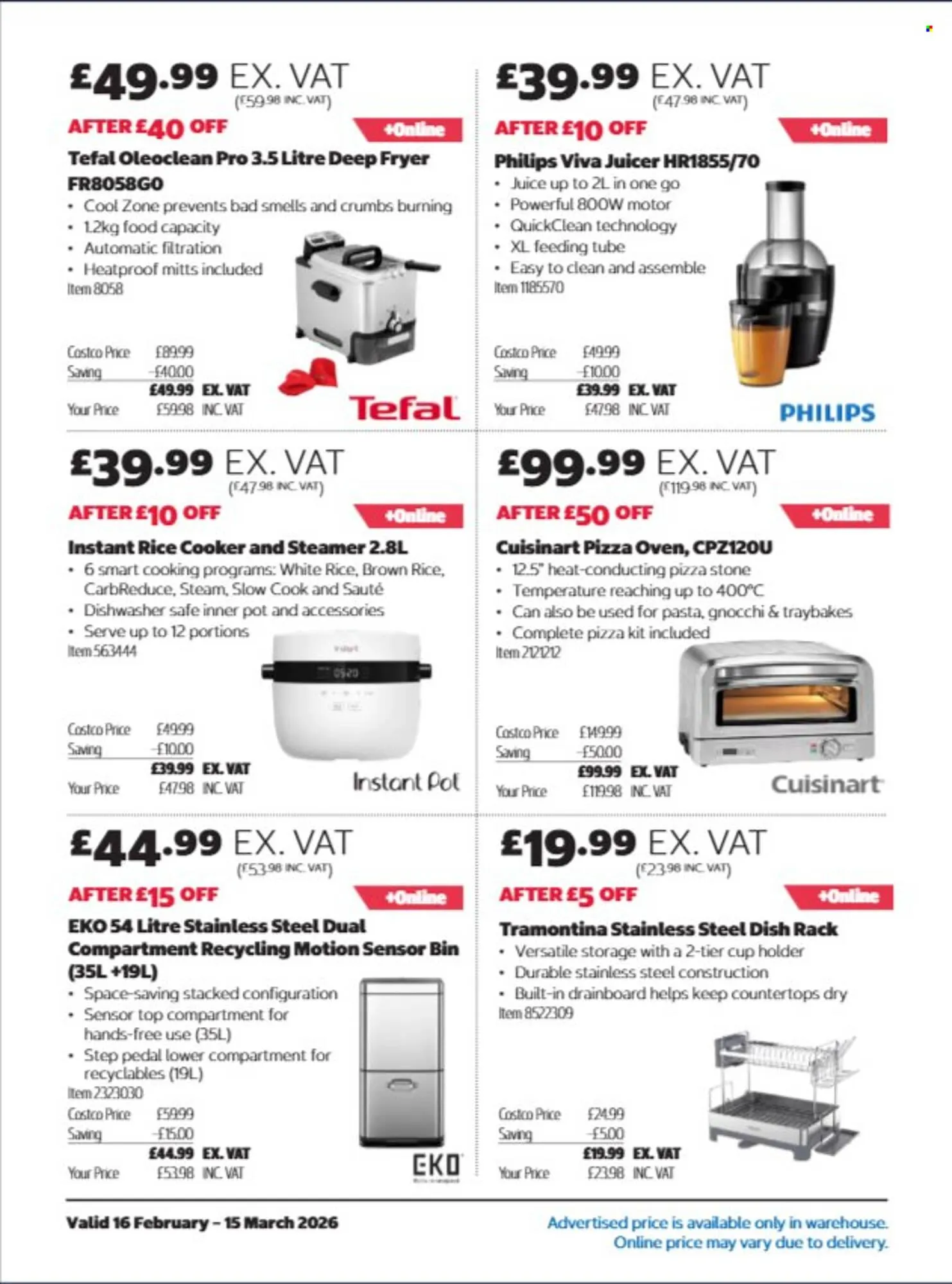 Costco leaflet from 16 February to 15 March 2026 - Catalogue Page 6