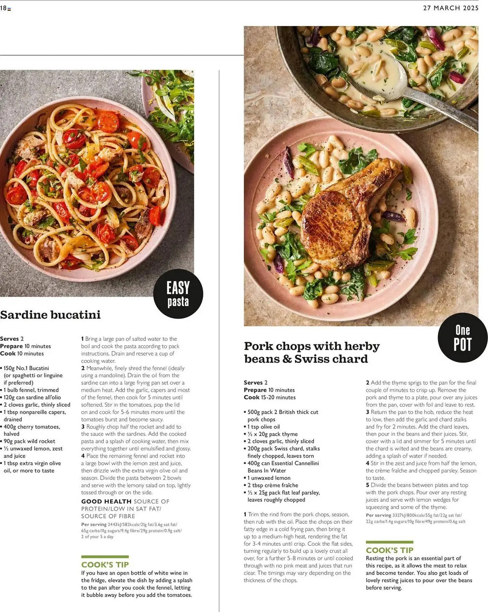 Waitrose leaflet from 27 March to 2 April 2025 - Catalogue Page 18