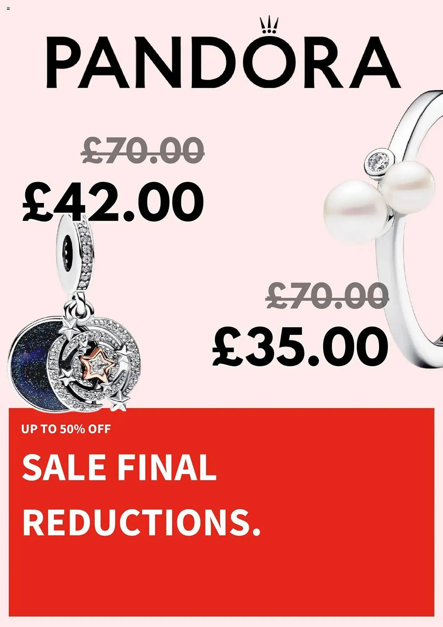 Pandora leaflet from 23 June to 23 July 2025 - Catalogue Page 1