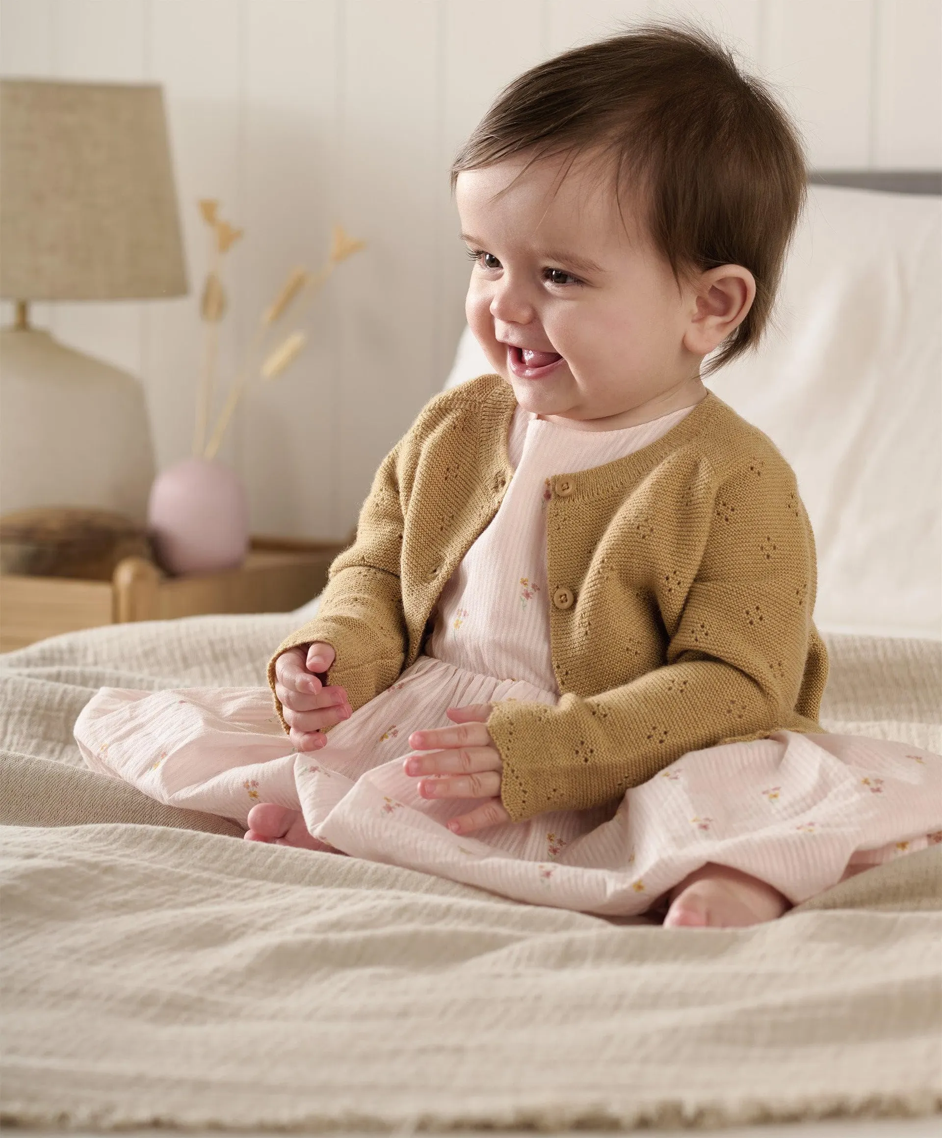 Scallop Hem Cardigan