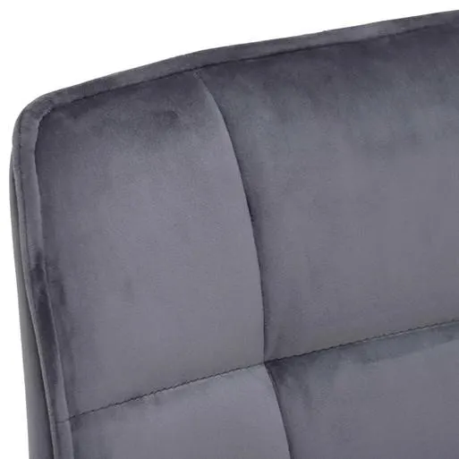 Grey Finish and Metal Legs