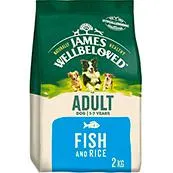 James Wellbeloved Dry Adult Dog Food Fish & Rice 2kg