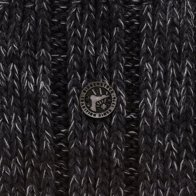 Birkenstock Cotton Twist Boot Socks, Black Melange