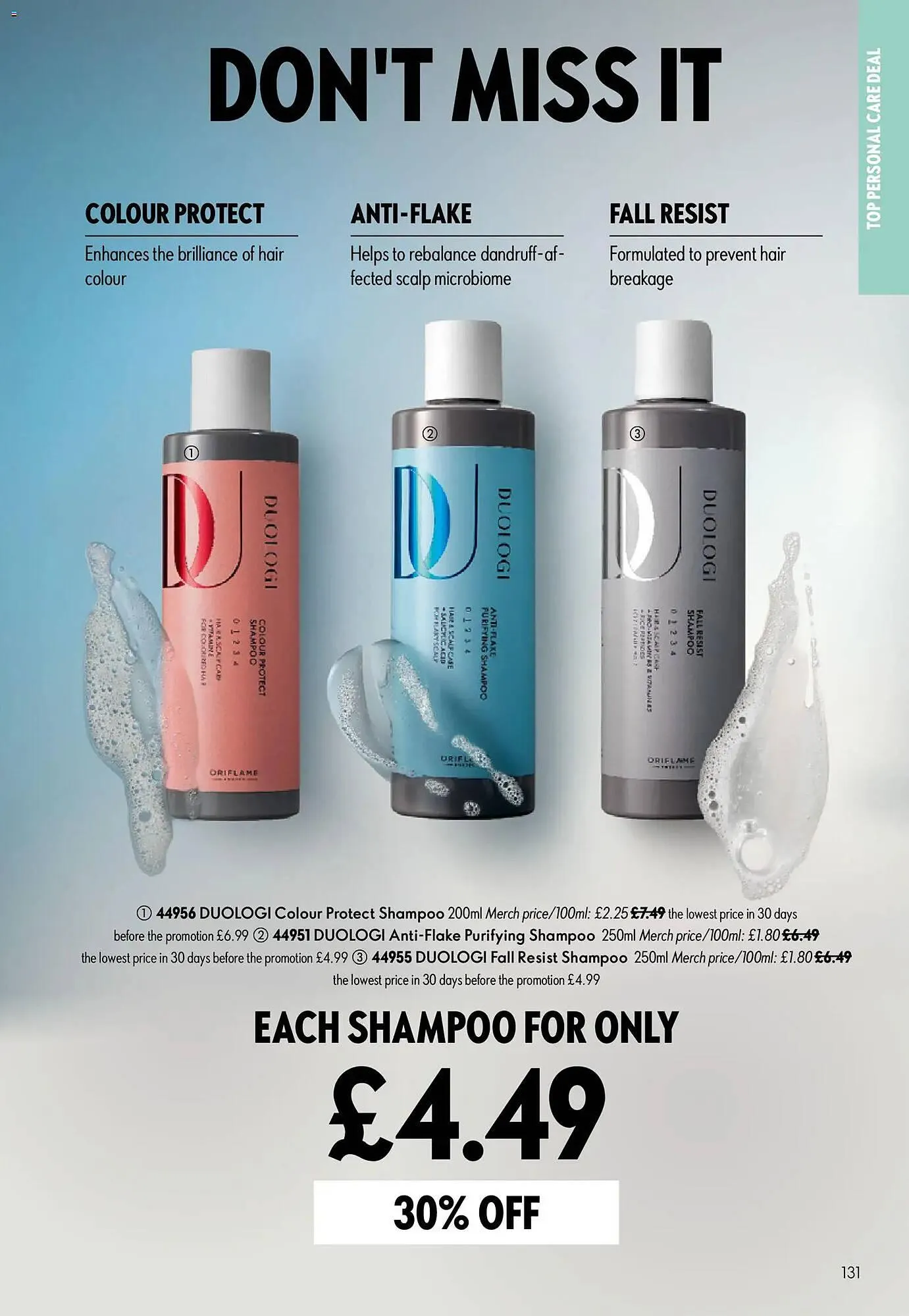 Oriflame catalogue from 17 June to 8 July 2026 - Catalogue Page 131