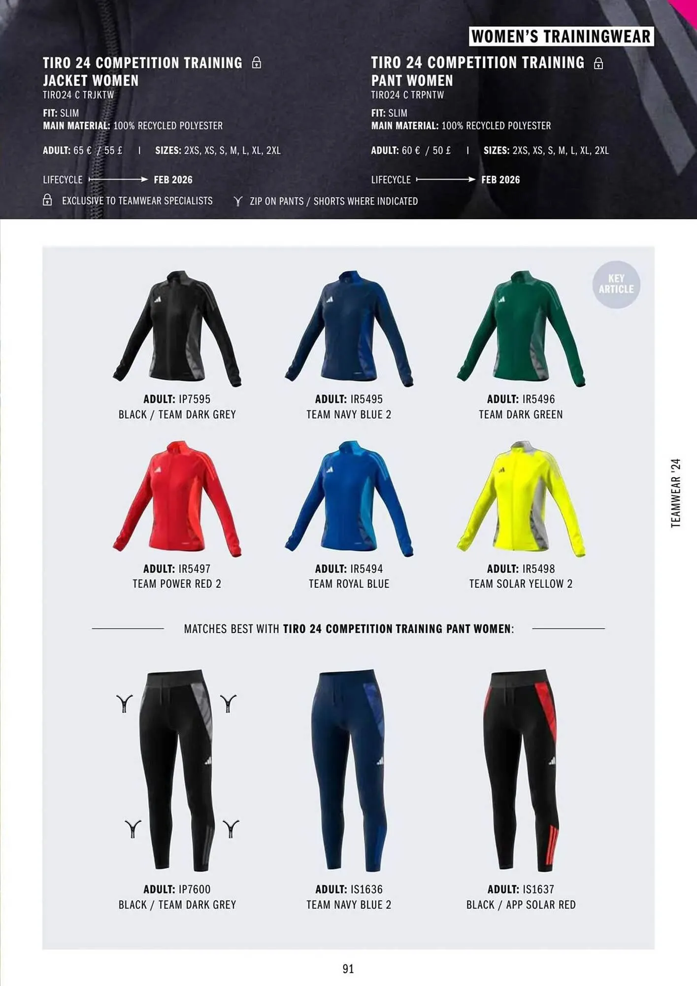 Adidas leaflet from 11 March to 31 December 2024 - Catalogue Page 91
