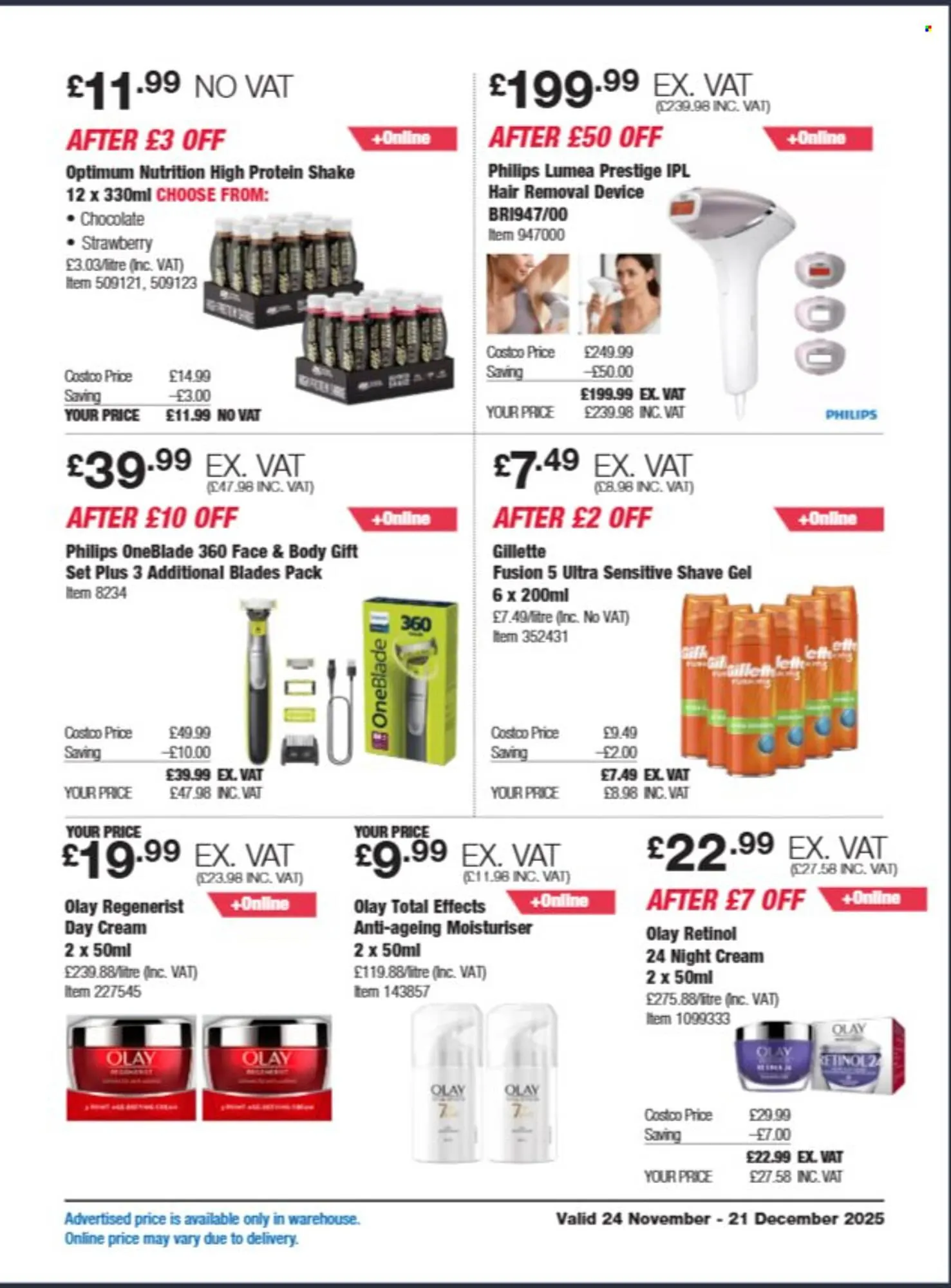 Costco leaflet from 24 November to 21 December 2025 - Catalogue Page 29
