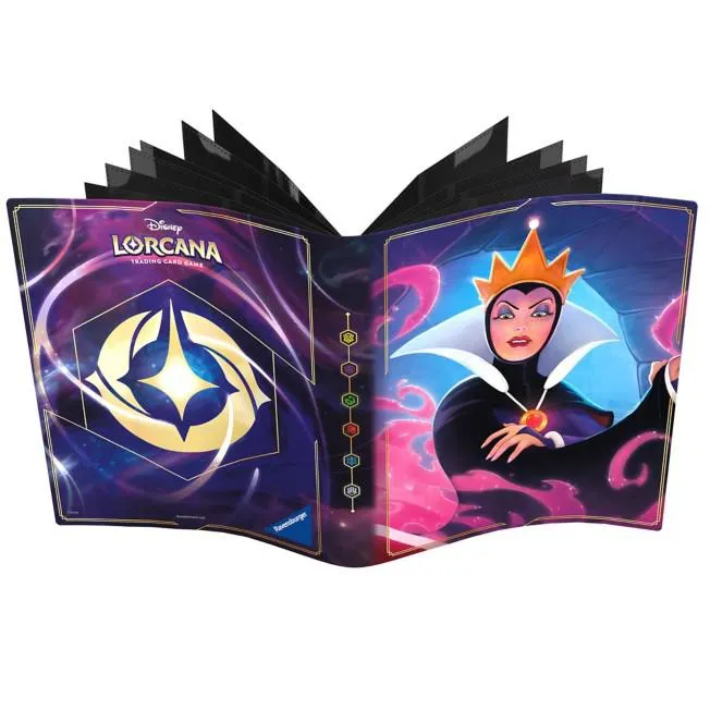 Ravensburger Disney Lorcana Evil Queen Card Portfolio, Snow White and the Seven Dwarfs