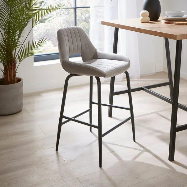 Arden Velvet Bar Stool
