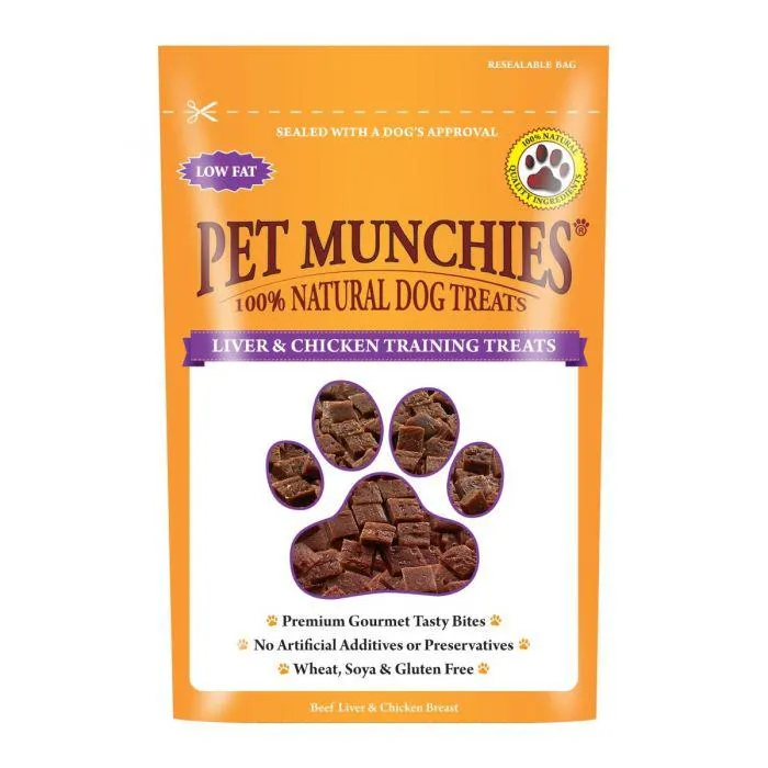 Pet Munchies Liver & Chicken Training Treats 50G