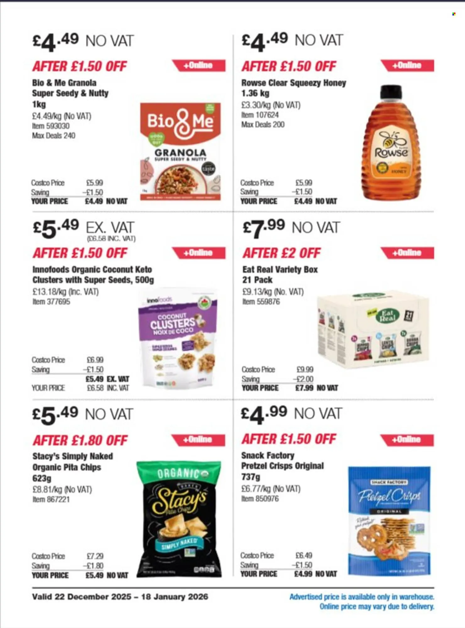 Costco leaflet from 22 December to 18 January 2026 - Catalogue Page 12
