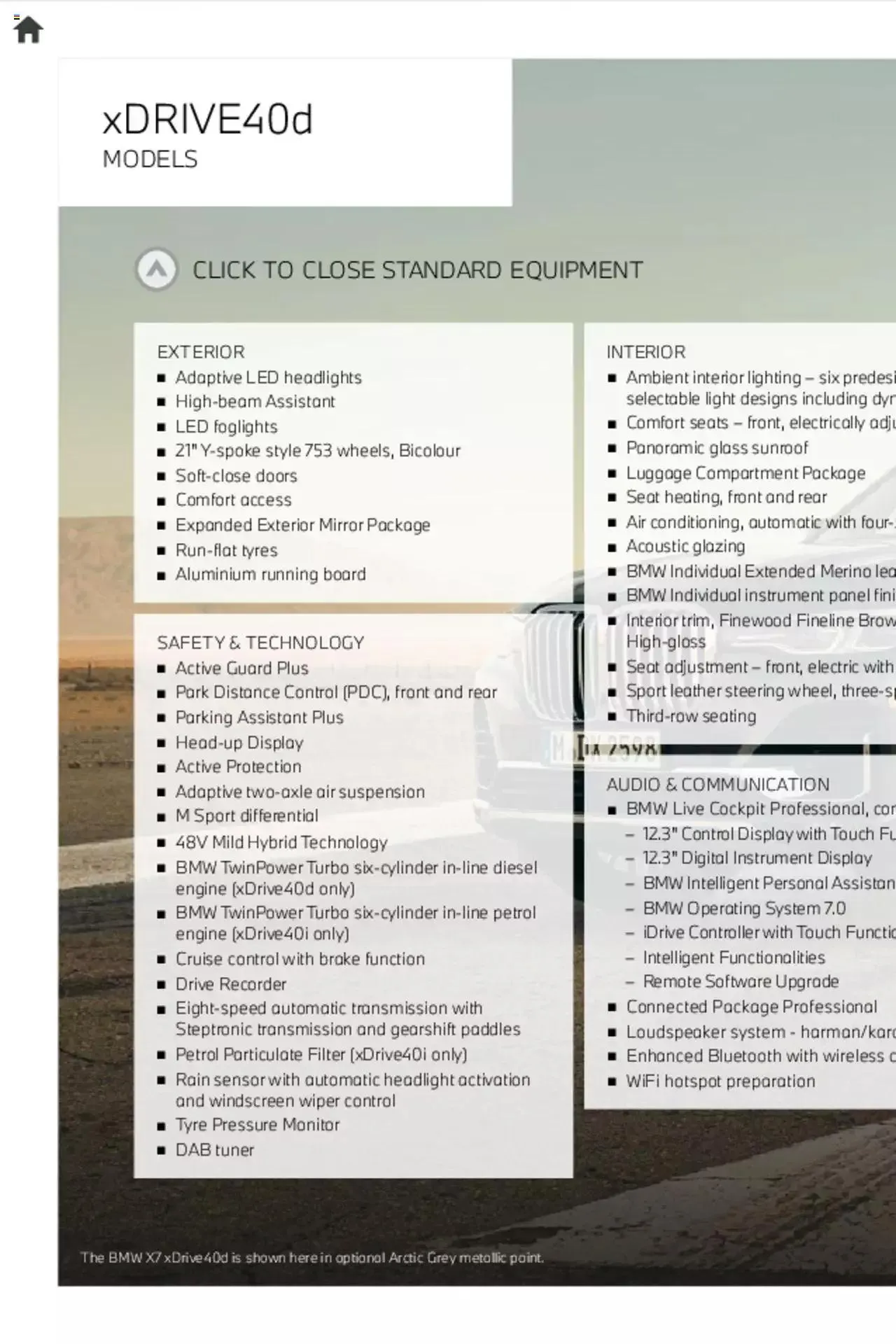 BMW - X7 Brochure from 21 January to 31 December 2023 - Catalogue Page 23
