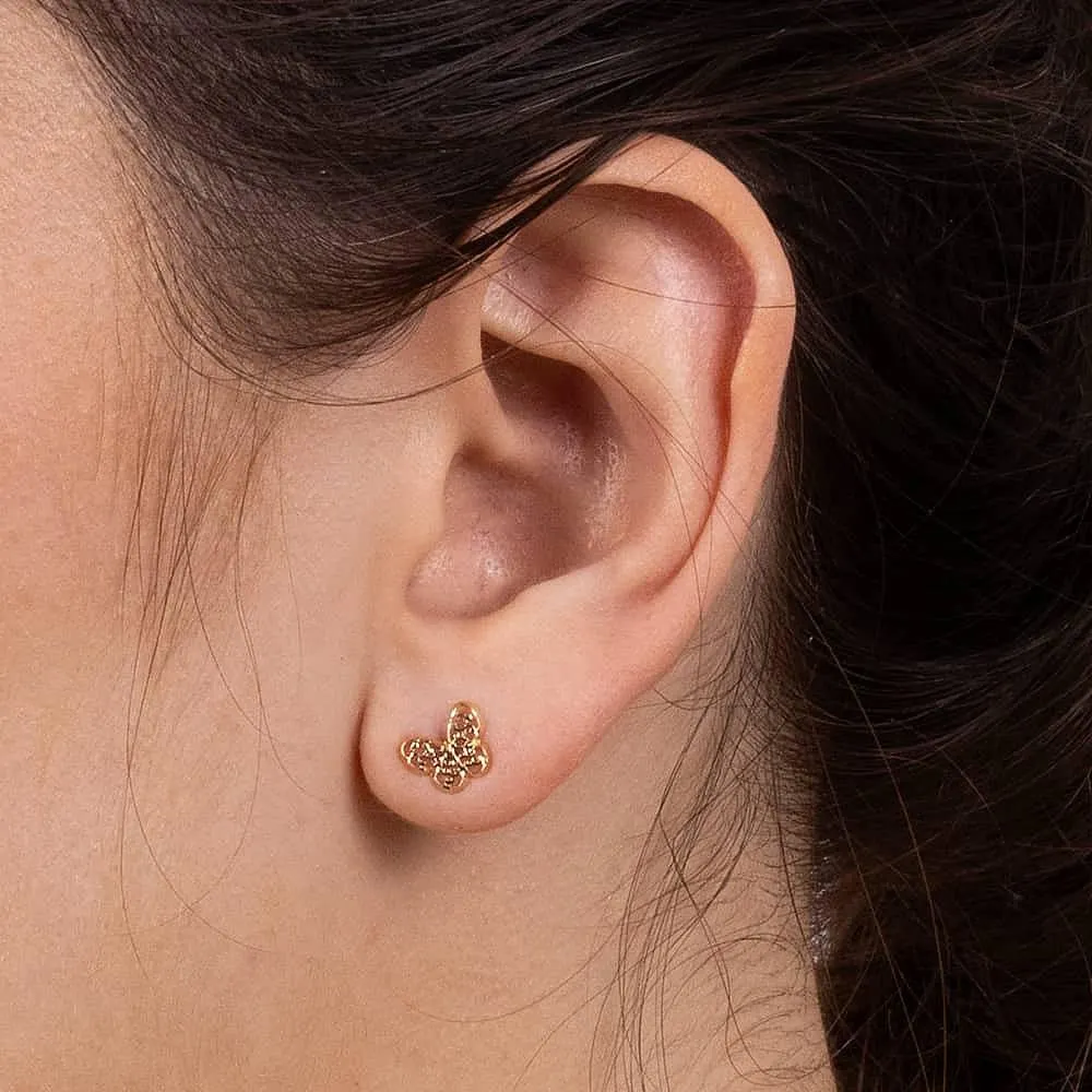 Born in Beauty Butterfly Stud Earrings