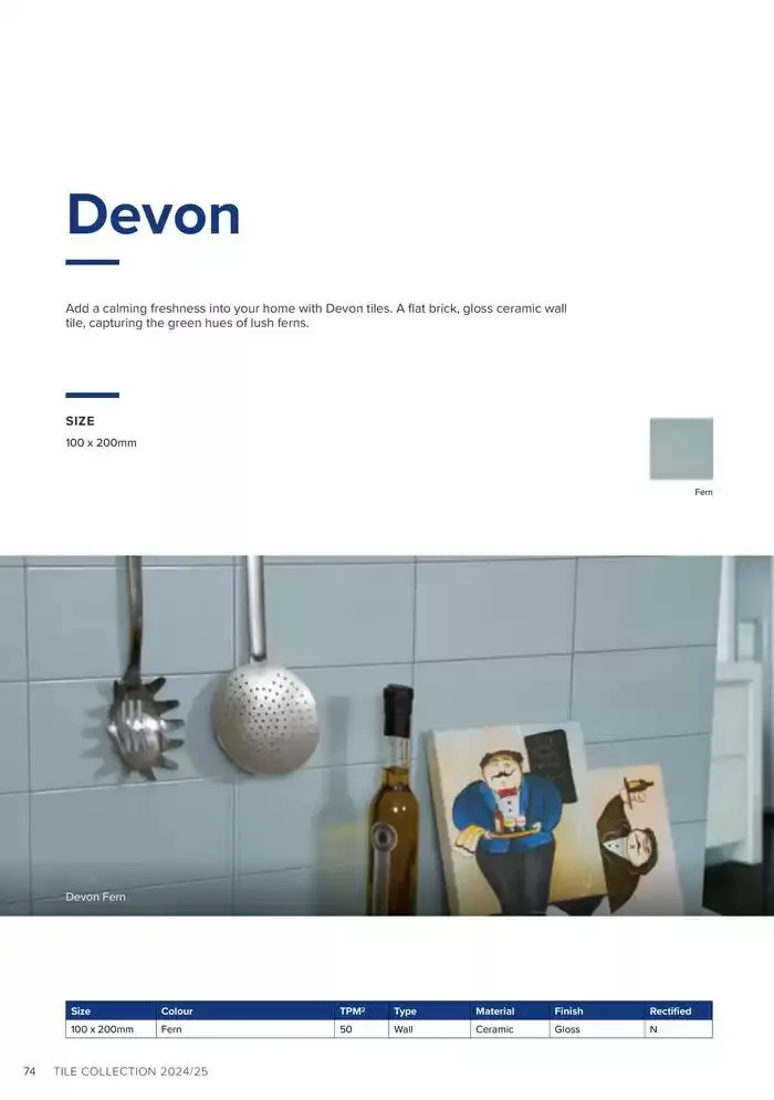 Tile Collection  from 14 January to 31 May 2025 - Catalogue Page 74