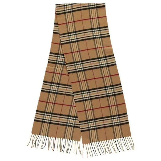 Howick Mens Cashmink Scarf in Camel