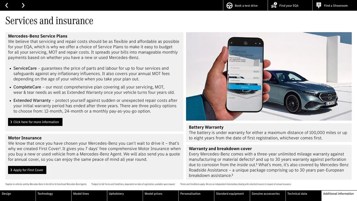 Mercedes Benz New EQA from 10 August to 10 August 2025 - Catalogue Page 42