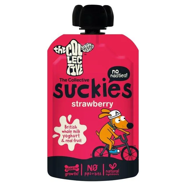 The Collective Suckies Strawberry Yoghurt 90g
