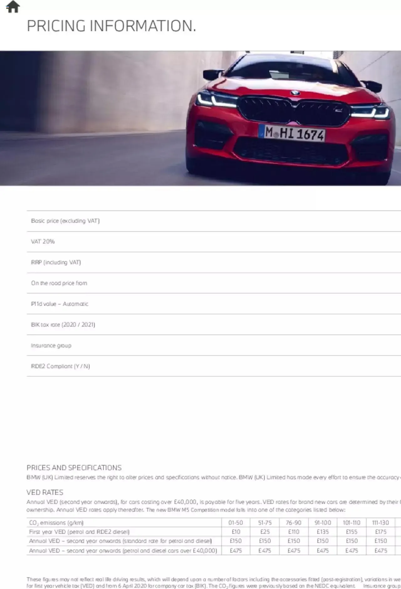 BMW - M5 Brochure from 21 January to 31 December 2023 - Catalogue Page 27