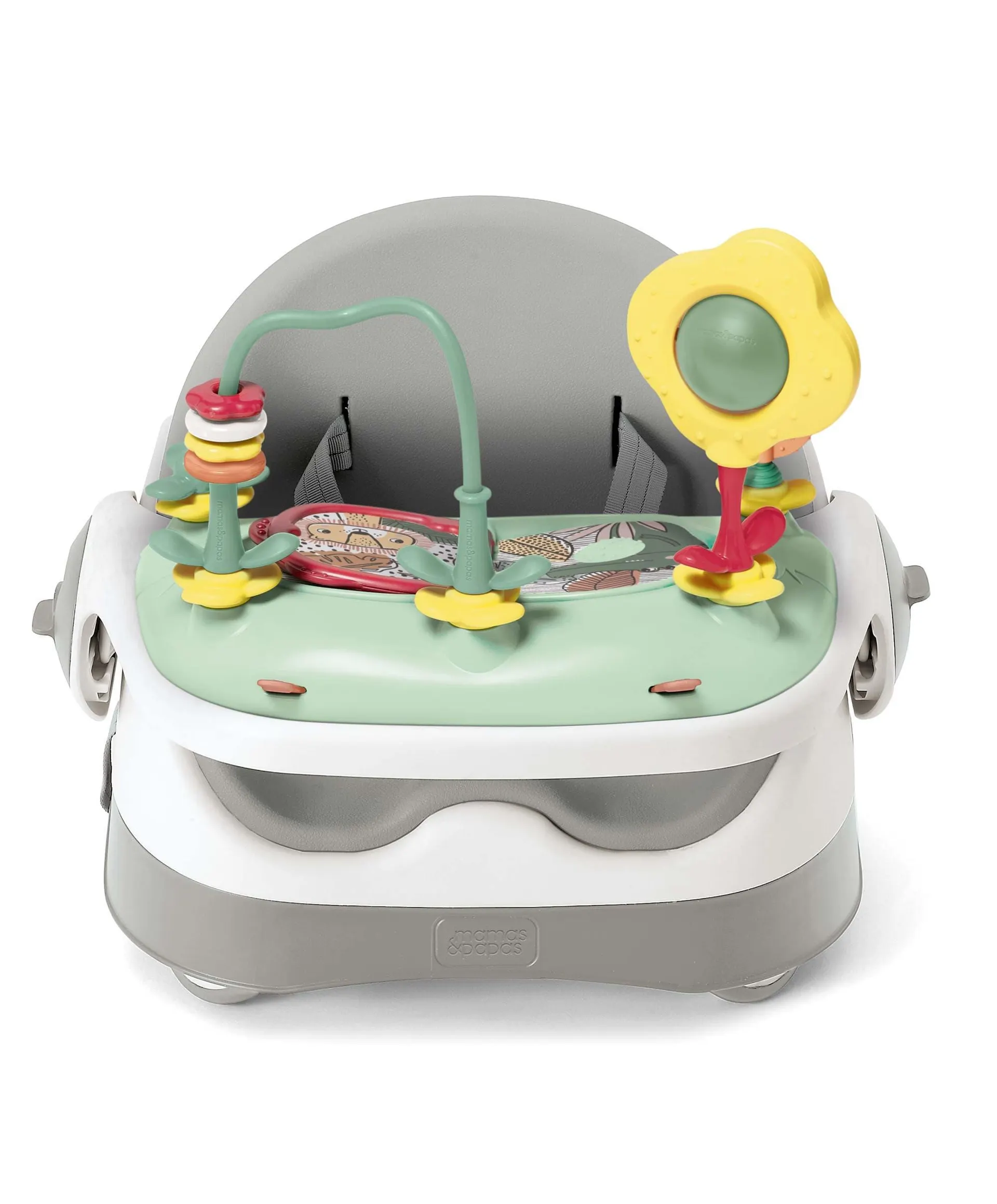 Bud 2-in-1 Booster Seat with Activity Tray - Pebble Grey