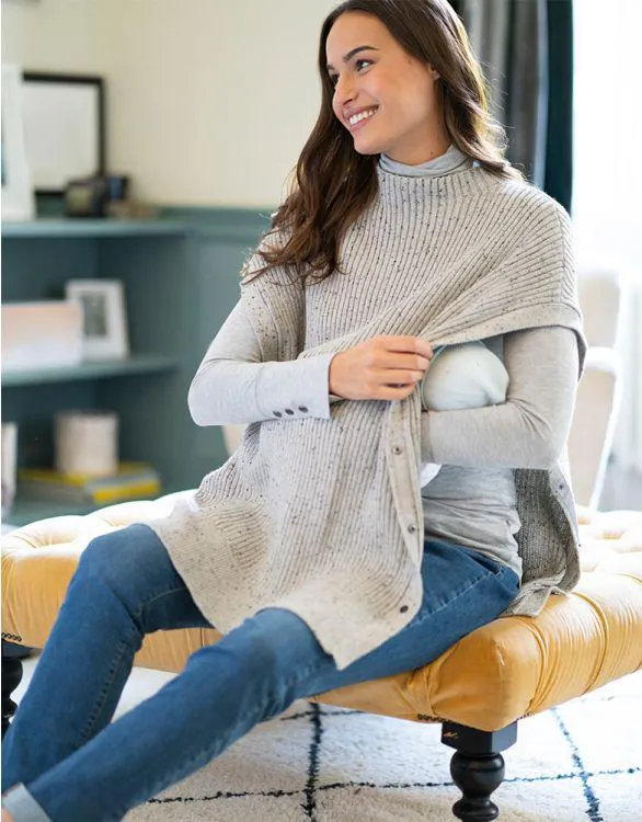 Maternity & Nursing Sleeveless Ribbed Knit Jumper Vest