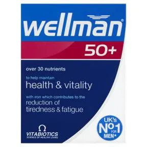 Vitabiotics Wellman 50+ 30 One-a-Day