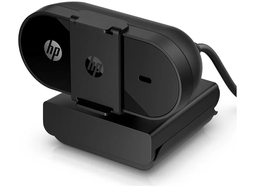 HP 320 FHD 1080p Webcam – Works with Zoom, Chrome & Microsoft Teams