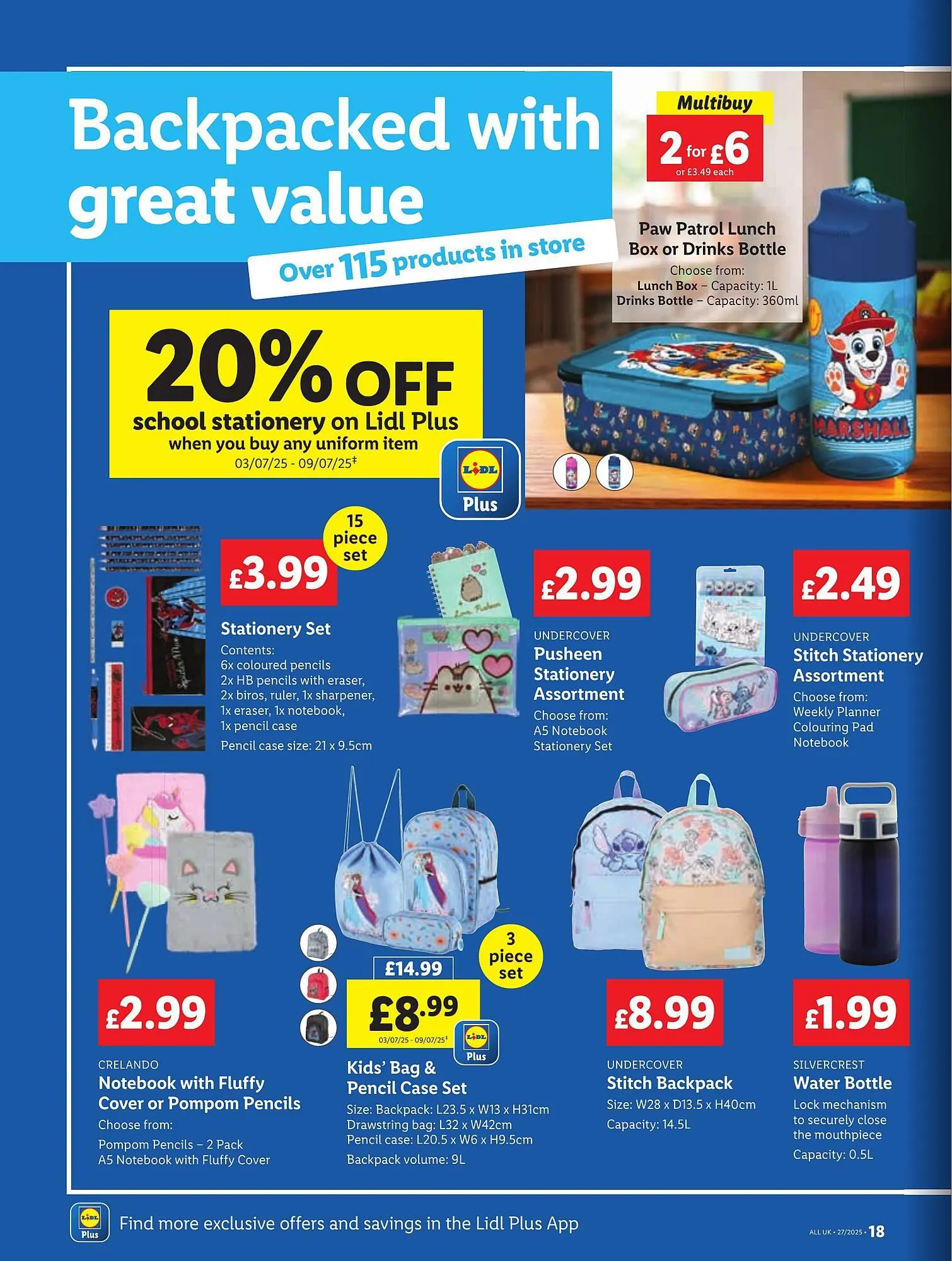 Lidl leaflet from 3 July to 9 July 2025 - Catalogue Page 18