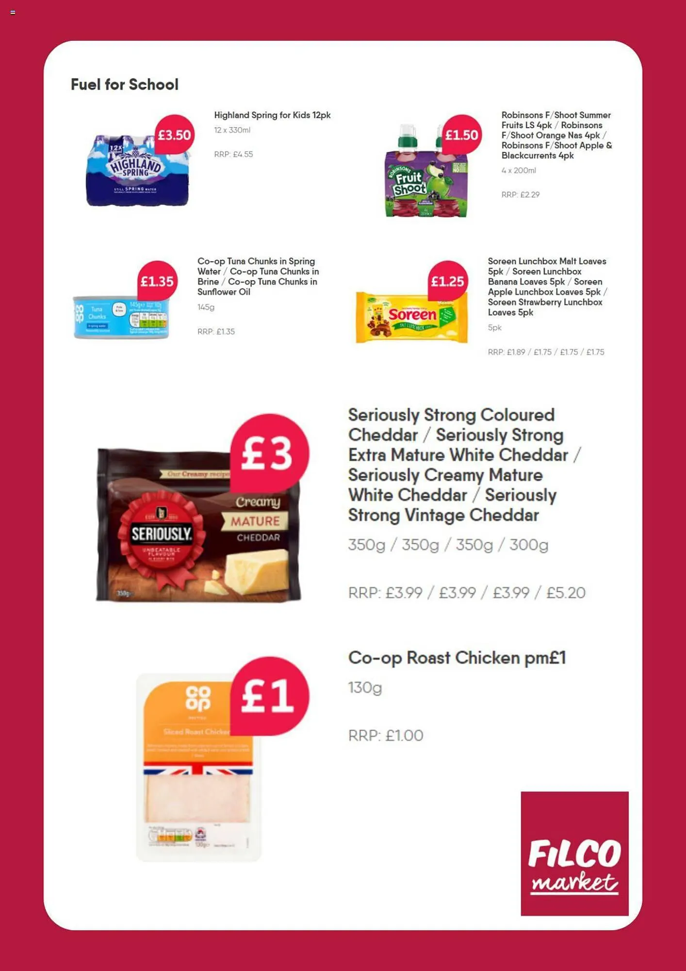 Filco Supermarkets leaflet from 31 August to 30 September 2023 - Catalogue Page 5