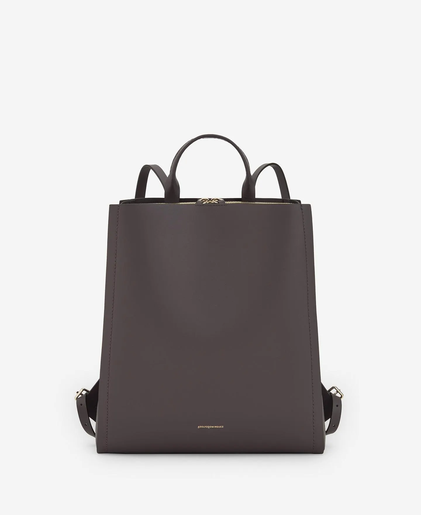 Vachetta leather backpack