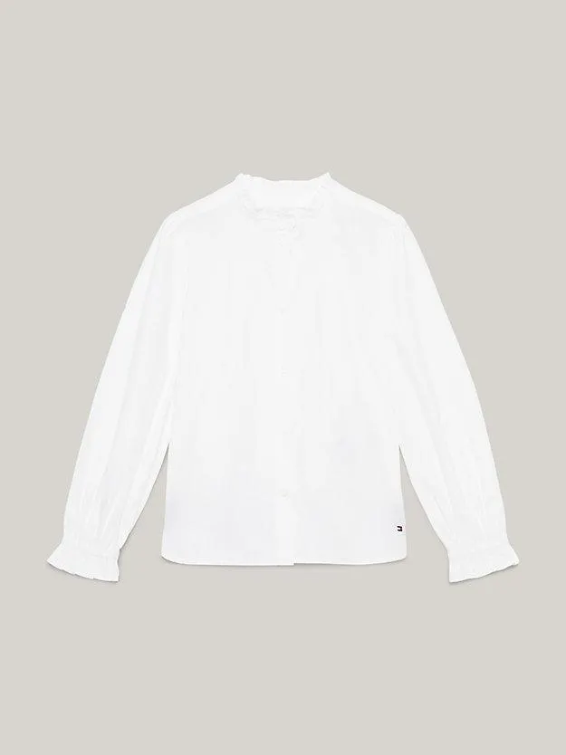 Essential Ruffle Collar Shirt