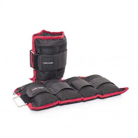 Body Power Adjustable Ankle Weights - 2 x 2kg