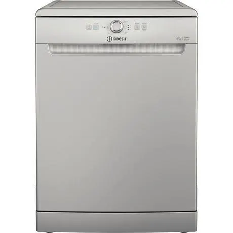 Indesit D2FHK26SUK 60cm Dishwasher - Silver- 14 Place Setting